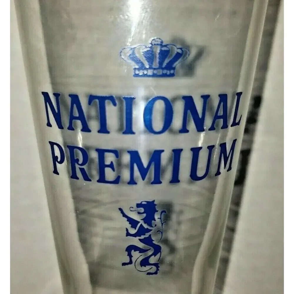 Vintage Rare 1970's National Premium‎ Beer Barware Pilsner Glass 10 oz. U199